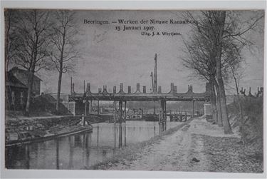 Werken aan de brug van Beringen - Beringen