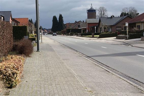 Werken aan fietspad Lillerbaan - Bocholt