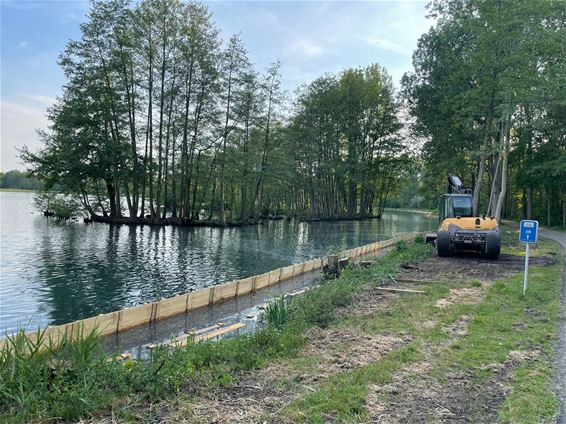 Werken aan oevers schieten goed op - Beringen