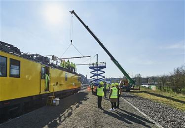 Werken aan spoorlijn Mol-Hasselt - Beringen