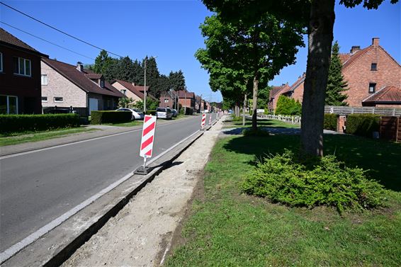 Werken aan vernieuwde fietspaden gestart - Beringen