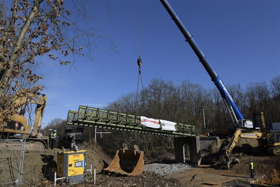 Werken Beringse spoorwegbruggen - Beringen