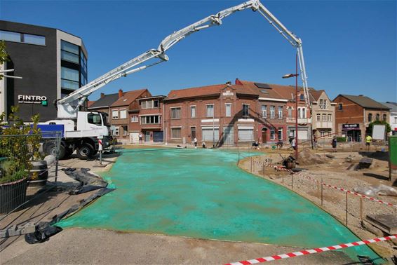 Werken centrum Beringen schieten goed op - Beringen