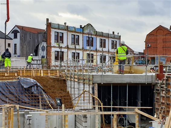 Werken in het centrum op kruissnelheid - Beringen