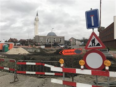 Werken Kolenspoor in Stationstraat en Randstraat - Beringen