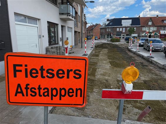 Werken nieuw fietspad gestart - Beringen