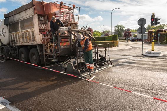 Werken op de Ringlaan - Pelt