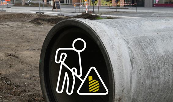 Bree - Werken op de Rode Kruislaan (N73)