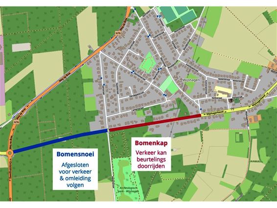 Werken op de Wijshagerkiezel - Oudsbergen