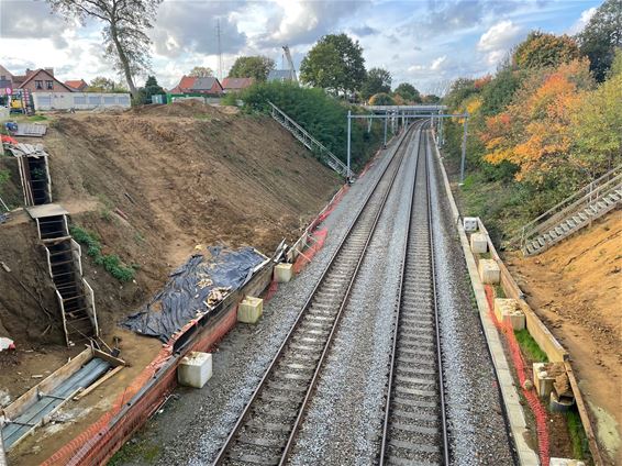 Werken spoorlijn Mol-Hasselt hebben vertraging - Beringen & Leopoldsburg