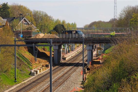 Werken spoorwegbrug Koerselsesteenweg - Beringen