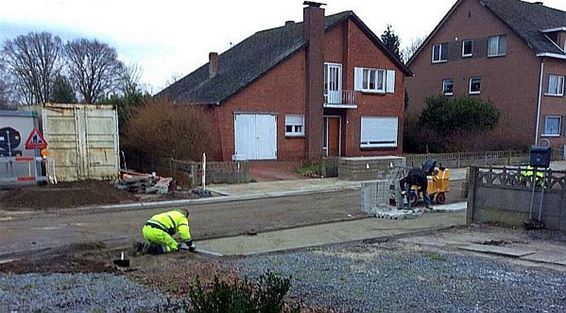 Werken St.-Jorisstraat bijna ten einde - Overpelt