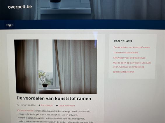Wie beheert www.overpelt.be? - Pelt