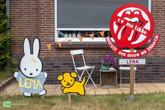 Wieken in de vreugdestand voor kleine Lena - Bocholt
