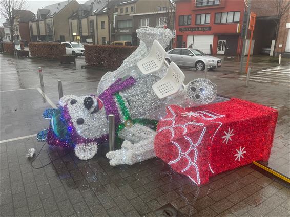 Wind zorgt voor schade - Beringen