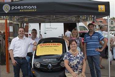 Winnaars Twizy actie avondmarkt Paal - Beringen