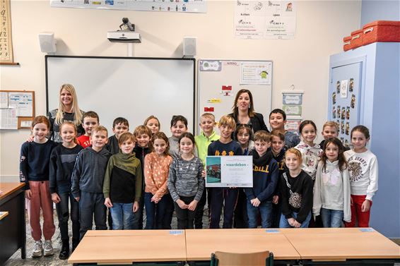 Winnende klas wedstrijd rond rookmelders - Beringen