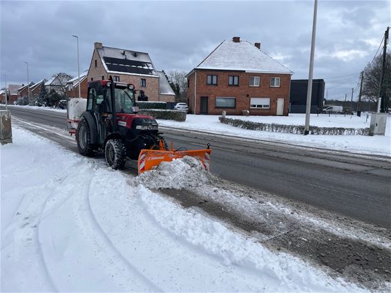 Winterdienst draait op volle toeren - Beringen
