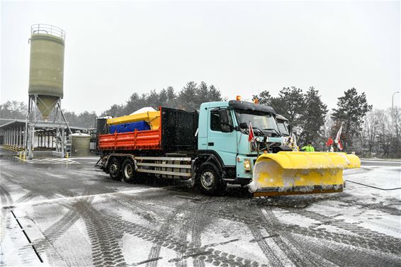 Winterdienst draait op volle toeren - Beringen