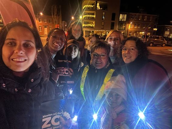 Wittelichtjesactie: Op straat voor meer veiligheid - Beringen