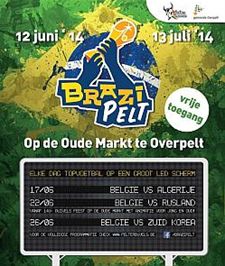 WK voetbal op de Oude Markt - Overpelt