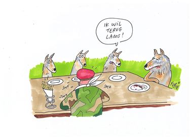 Wolf past menu aan