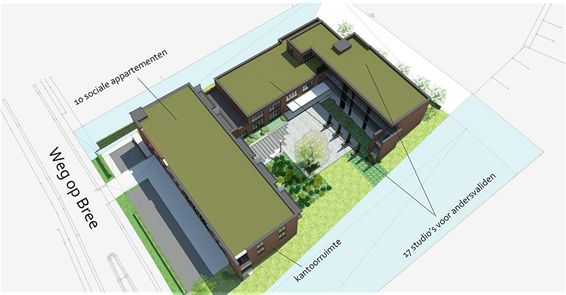 Woon- en zorgcomplex aan Weg op Bree - Meeuwen-Gruitrode