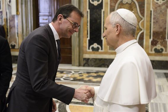 Wouter Beke bij de paus - Leopoldsburg