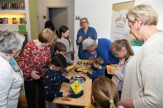 Zandschilderen in De Klitsberg - Beringen