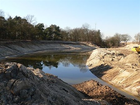 Zandvang op Eindergatloop bijna klaar - Overpelt