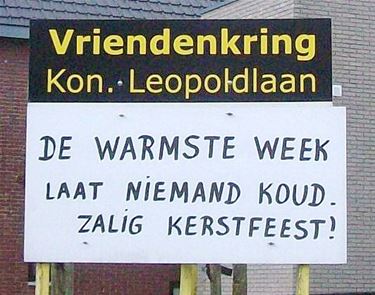 Zeker geen witte kerst dit jaar - Lommel