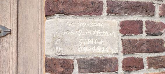 Zelfde liefdesboodschap duikt op aan tweede kerk - Oudsbergen