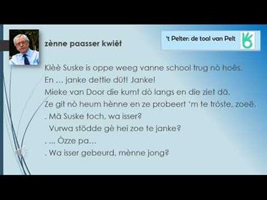 Zènne paasser kwiêt - Pelt