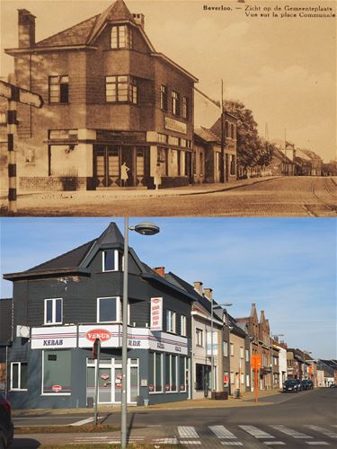 Zicht op de gemeenteplaats - Beringen