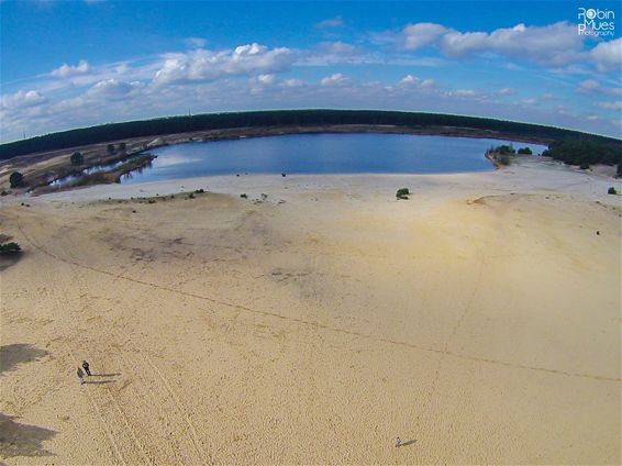 Zicht op Sahara vanop 30 meter hoogte - Lommel