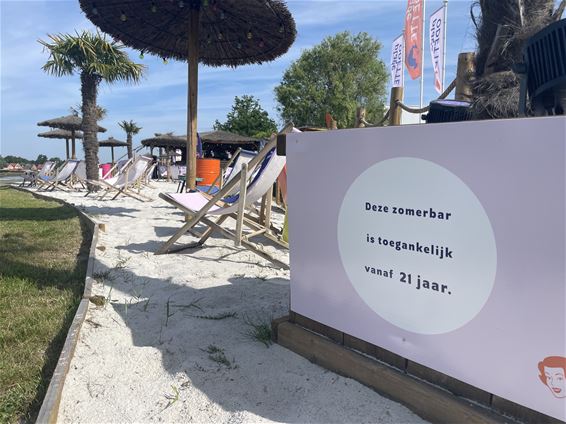 Zomerbar Plage Odette vanaf 21 jaar - Beringen
