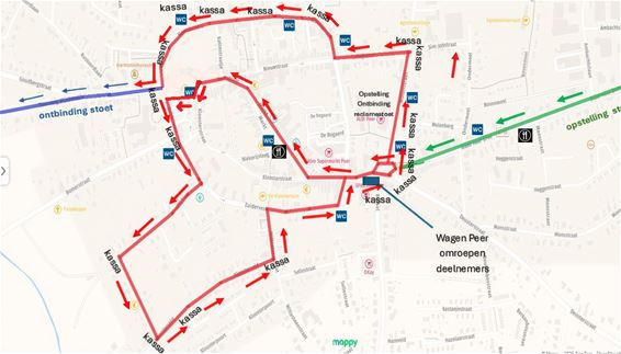 Zondag halfvasten carnavalstoet in Peer-centrum - Peer