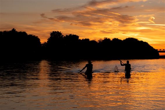 Zonsondergang boven het kanaal - Neerpelt