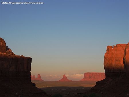 Zonsondergang in de Monument Valley - Lommel