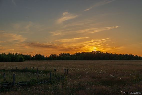 Zonsondergang in de Vlindervallei - Hechtel-Eksel