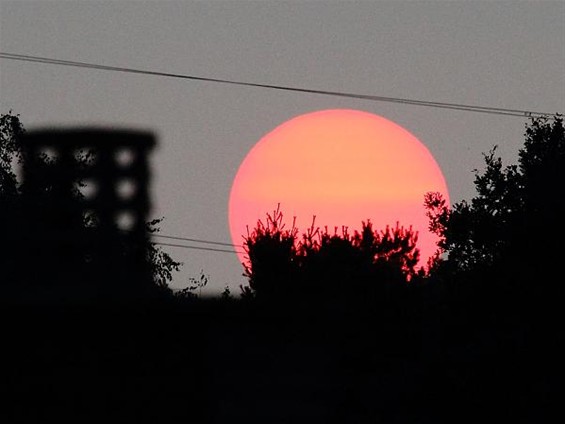 Zonsondergang op het Holven - Overpelt