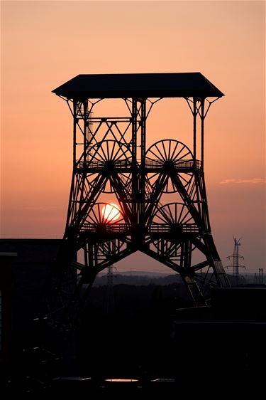 Zonsondergang terril - Beringen