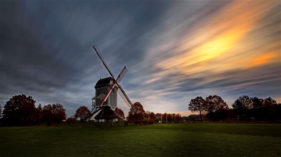 Zonsopgang aan de molen - Lommel