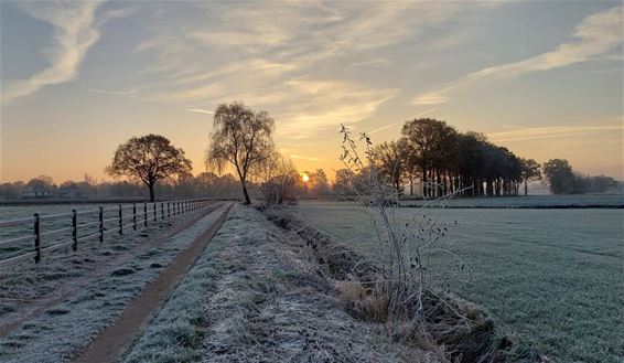 Zonsopgang boven Budel - Hamont-Achel