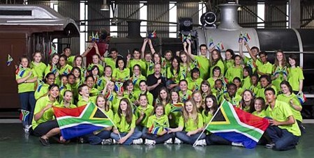 Zuid-Afrikaans kinderkoor op bezoek - Overpelt