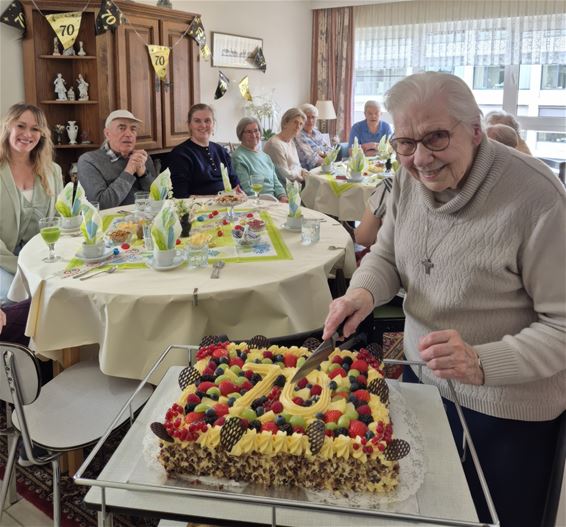 Zuster Lutgarde 70 jaar kloosterlinge - Pelt