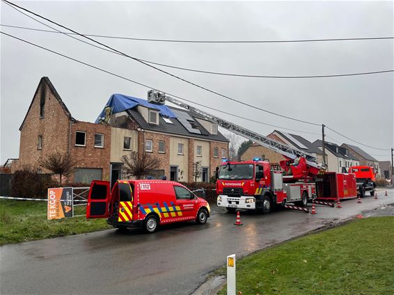 Zware brand in Koersel, bewoner kritiek - Beringen