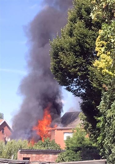 Zware woningbrand in de Tennisstraat - Beringen