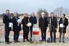 Lommel - Eerste steen van crematorium Stuifduin is gelegd