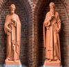 Lommel - Vernielde beelden aan kerk hersteld